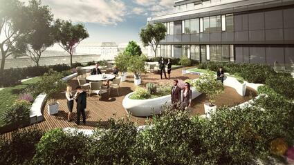 A legújabb budapesti Skanska irodaház, a Nordic Light ünnepélyes alapkőletétele