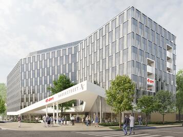 Használatbavételi engedélyt kapott a Bakerstreet első épülete, az új E.ON székház