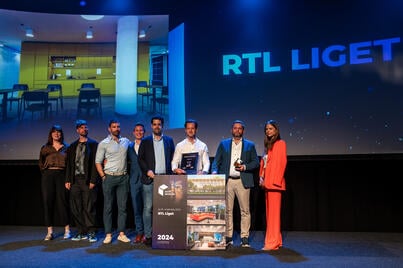 A WING által fejlesztett RTL Liget nyerte az Év Irodaháza 2024 díjat
