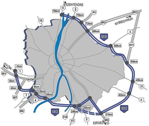 Már elkészűlt az M0-ás háromnegyede