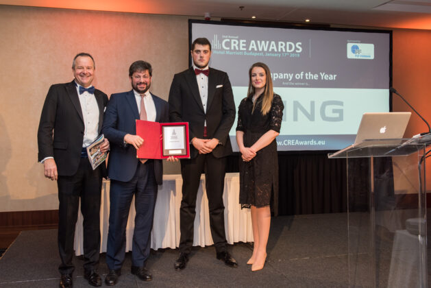 Az Europa Property CRE Awardson a WING nyerte a Legjobb irodafejlesztő és az Év vállalkozása díját