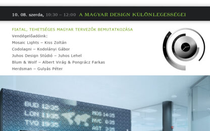 Az Europa Design programjai a Design Hét Budapest 2014-en