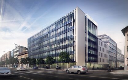 Épül a Skanska legújabb irodaháza