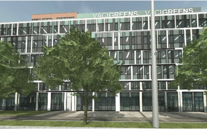 Átadták a Váci Greens irodakomplexum második épületét
