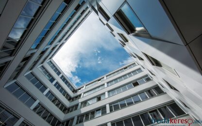 A JLL fókuszában a Váci úti irodafolyosó