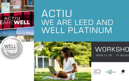 Actiu – We are LEED and WELL PLATINUM című rendezvény