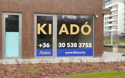 Újépítésű Flatco üzlethelyiségek a XIII. kerület központjában