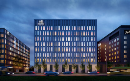 BudaPart DOWNTOWN: hotel és irodaház vegyes funkciós épülettel bővül a BudaPart - Hét emeletes iroda és egy elegáns nemzetközi szálloda egy házban