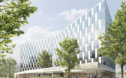 Az ATENOR dél-budai fejlesztése, a BakerStreet első épülete jogerős építési engedélyt kapott