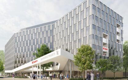 Használatbavételi engedélyt kapott a Bakerstreet első épülete, az új E.ON székház
