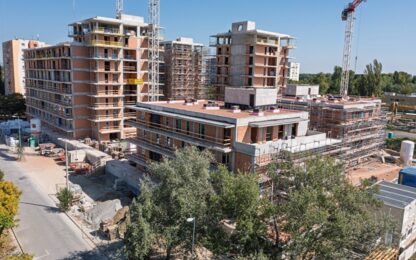 Elérte legmagasabb pontját a LIVING első budai lakóparkja, a Római Park