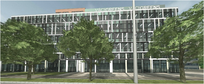 Átadták a Váci Greens irodakomplexum második épületét