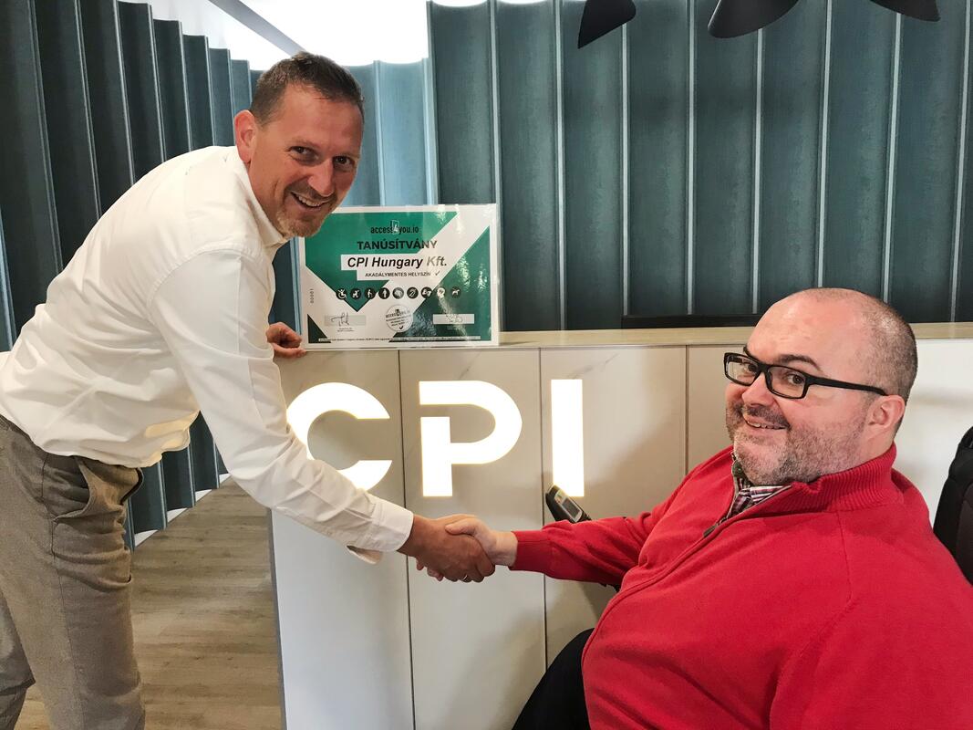 A CPI Hungary megkapta az Access4You minősítést