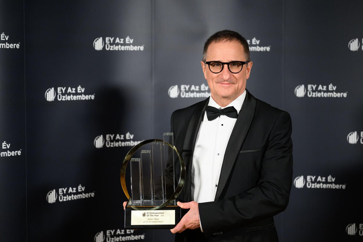 Veres Tibor, a Wallis Csoport alapítója az EY Az Év Üzletembere Díj győztese