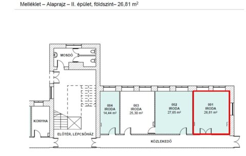 Kiadó iroda A Nyugati pályaudvar közvetlen közelében, Bajcsy Zsilinszky utcában iroda kiadó.