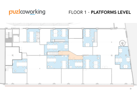 FLOOR 1 - PLATFORMS LEVEL