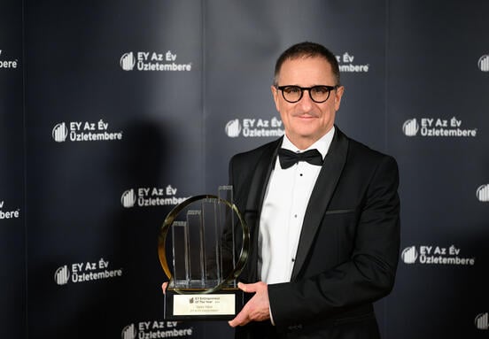 Veres Tibor, a Wallis Csoport alapítója az EY Az Év Üzletembere Díj győztese