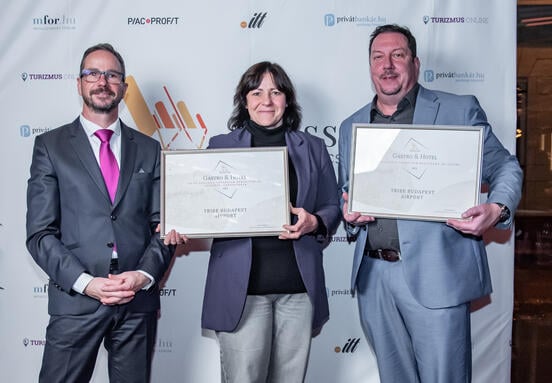 Többszörös győzelmet aratott a WING a TRIBE Budapest Airport Hotellel a Klasszis TopDesign versenyen