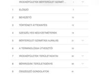 Irodaépületek bérterület-számítása az Apple iBookstore-jában