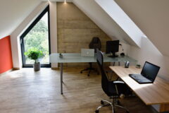 Csévi Flexi Offices – Gallery Room, 3 munkaállomásos iroda