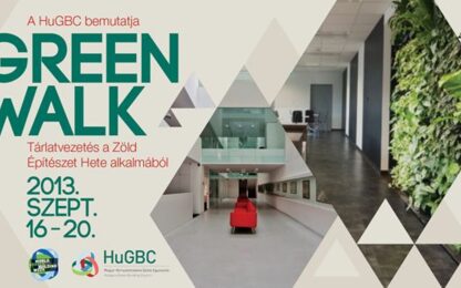 Tárlatvezetés a jövő épületeiben - Green Walk